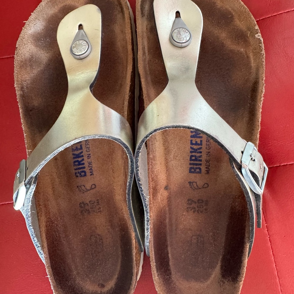 Birkenstock Women's Silver Sandals